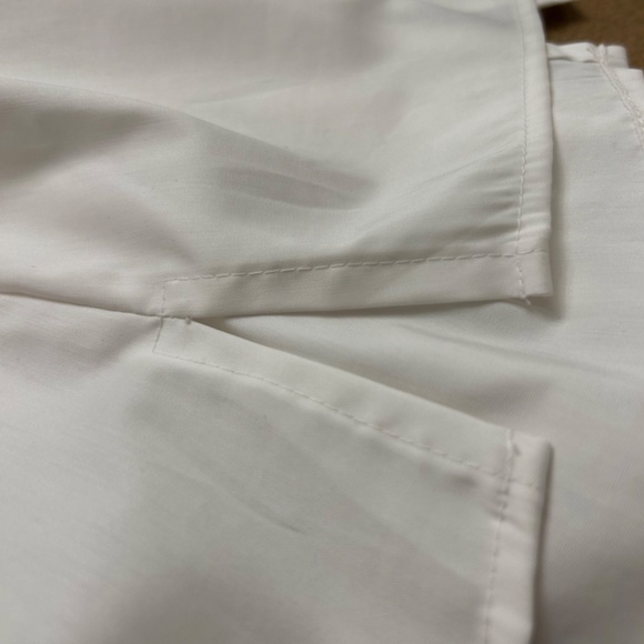 Foxcroft no-iron white button down shirt, size 12 - Picture 6 of 7